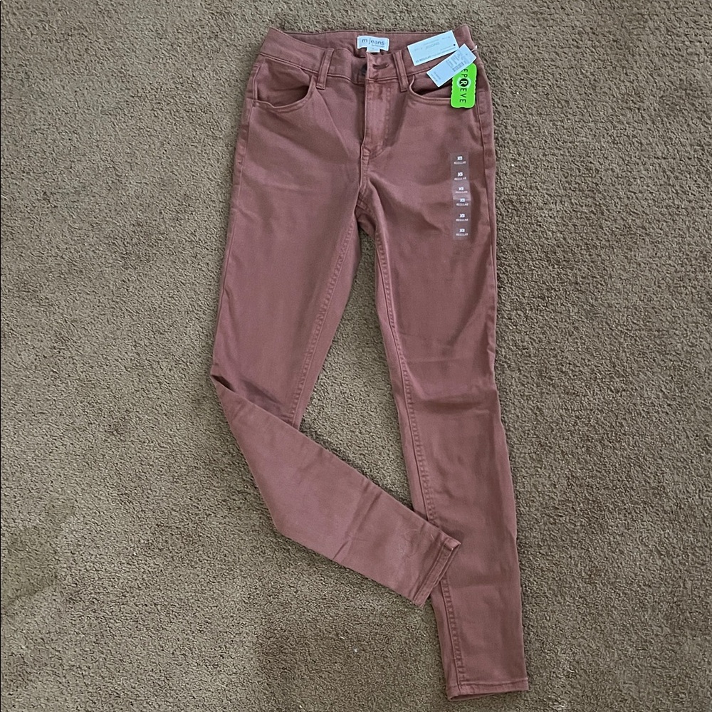 Maurices Women's Tan Skinny Jeans